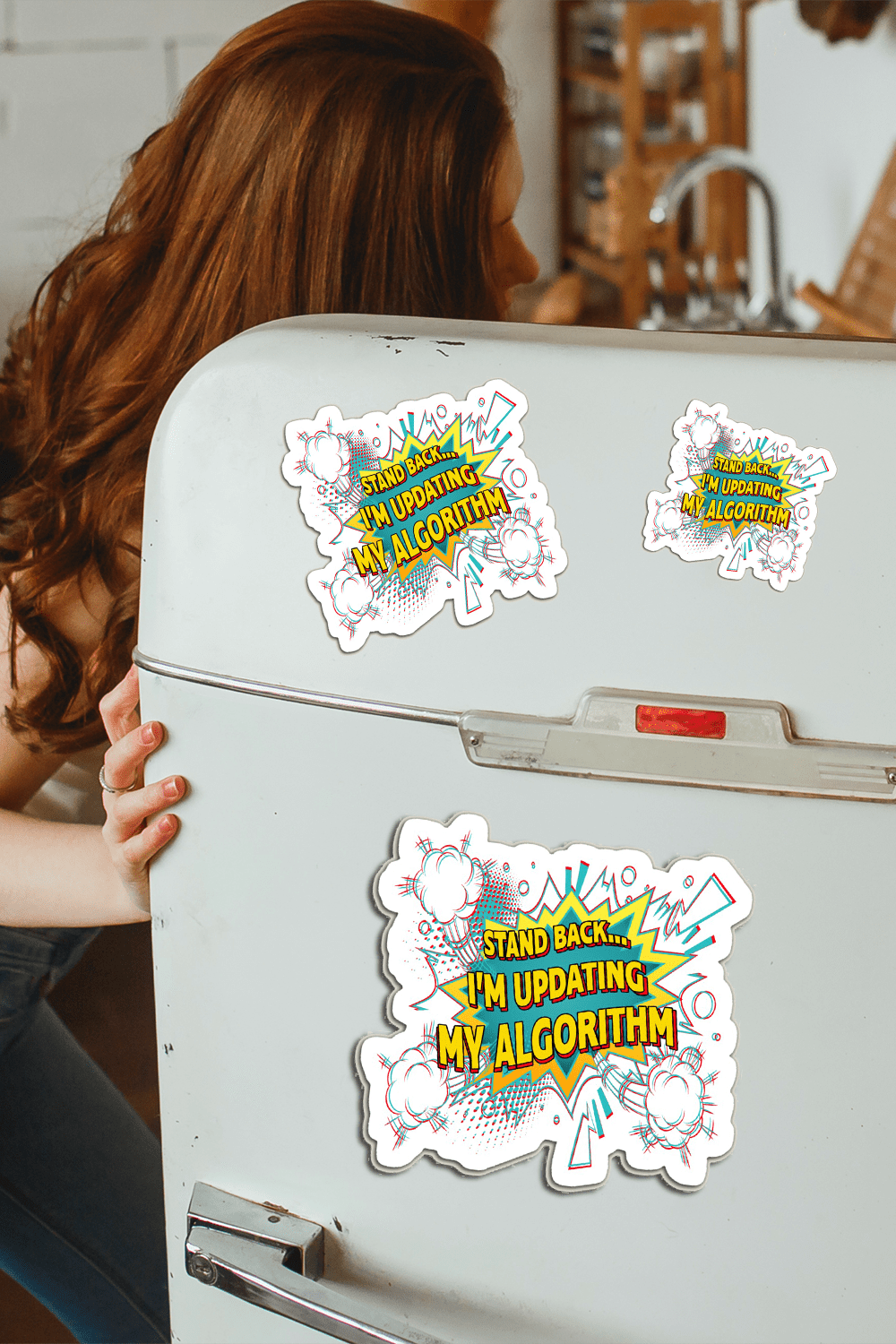 Magnet. “Stand back…I’m updating my algorithm.” Let everyone know you need a moment…for attitude adjustment, emotional intelligence, or retooling your knowledge base.