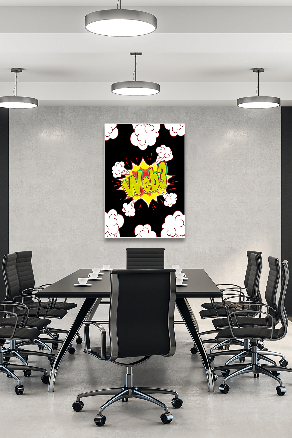 Poster. “Web3.” It is often described as “dynamic” and “vibrant,” a tool that removes friction and middlemen. Let everyone know you’re on board with Web3…potentially…the “next big thing.”