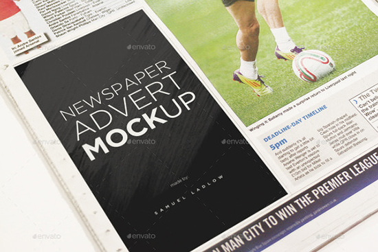 Photo Free smart newspaper advertising mockup psd template . 35 Best Free Newspaper Mockup Psd Designed Templates