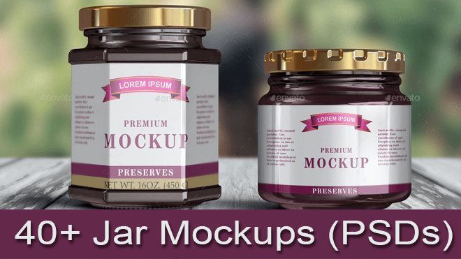 These mind blowing free and premium jar psd mockup templates will help you to present your food or cosmetic jar designs to your clients. 40 Best Jar Mockup Psd Templates For Your Product Design