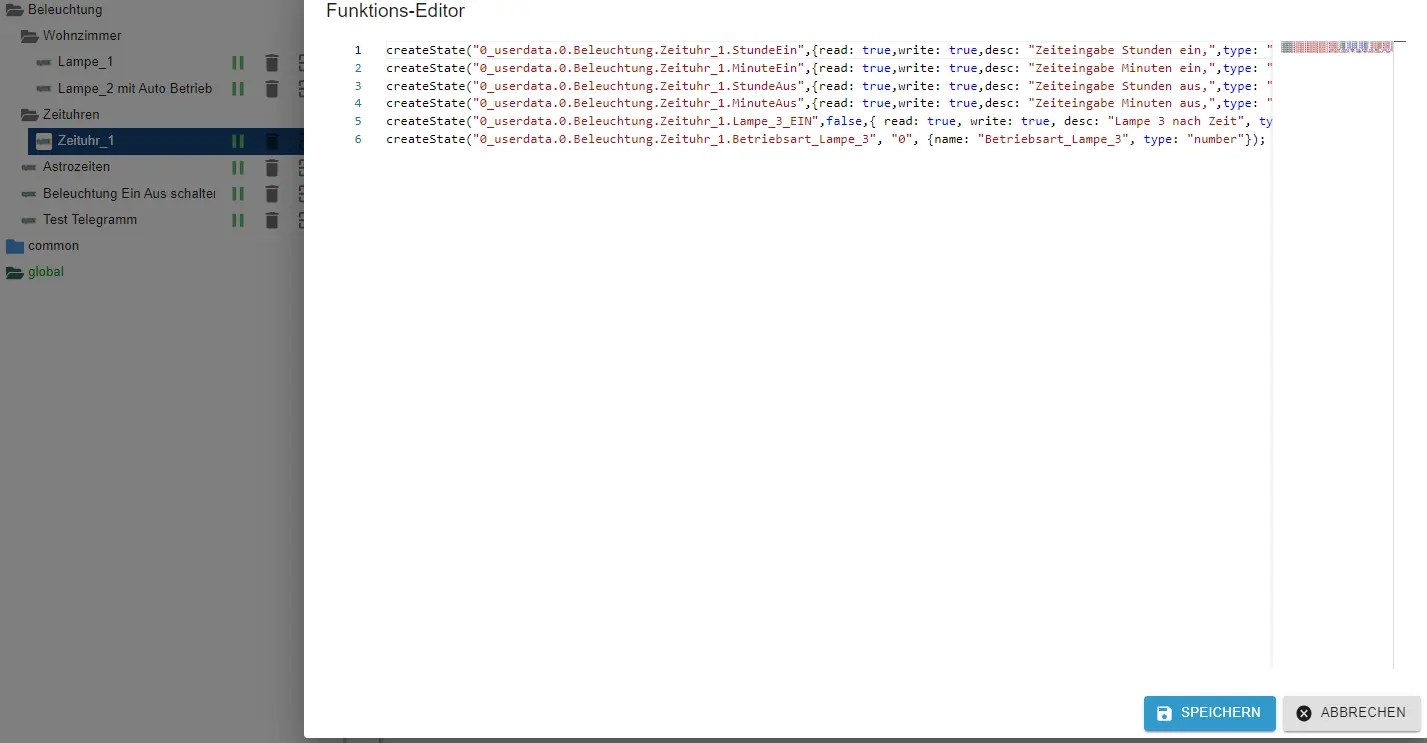 Blockly Funktionseditor