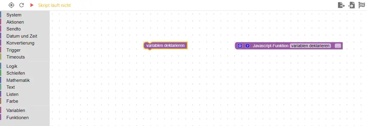 ioBroker Blockly Editor