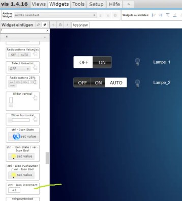 Skript Zeituhr_1_04 ioBroker VIS Editor