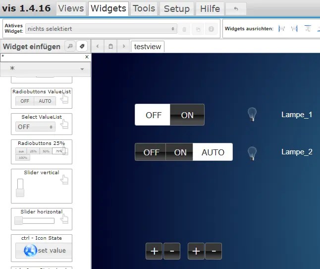 ioBroker VIS Editor