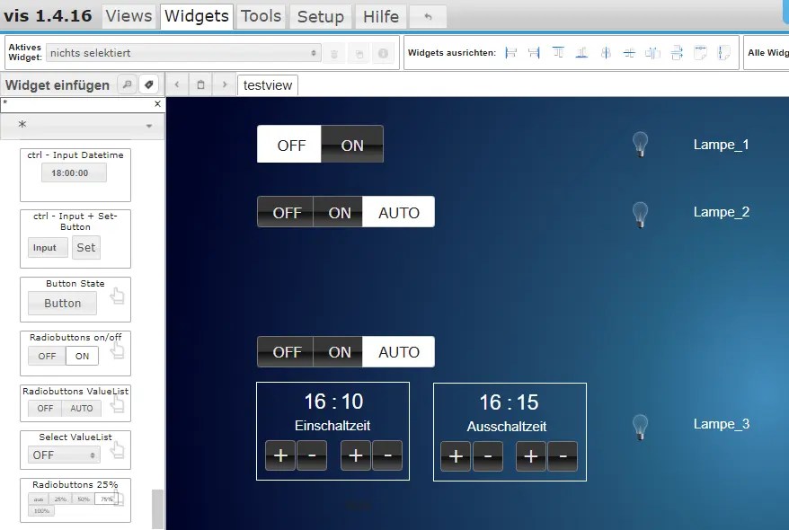 ioBroker VIS Editor