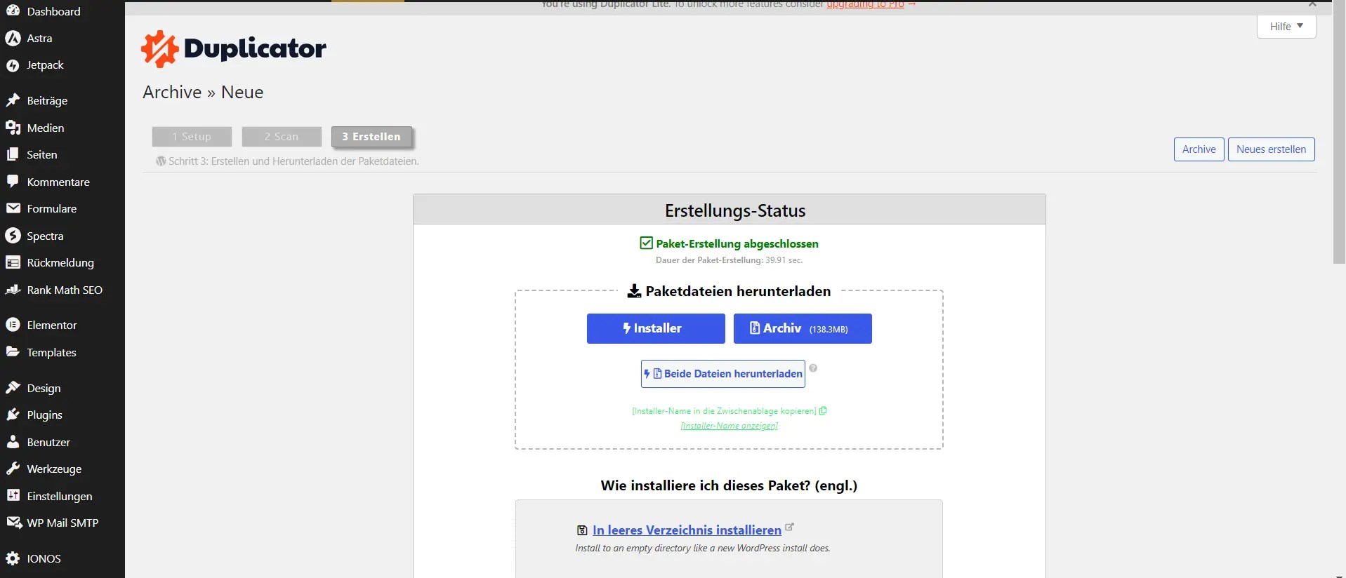 Plugin Duplicator