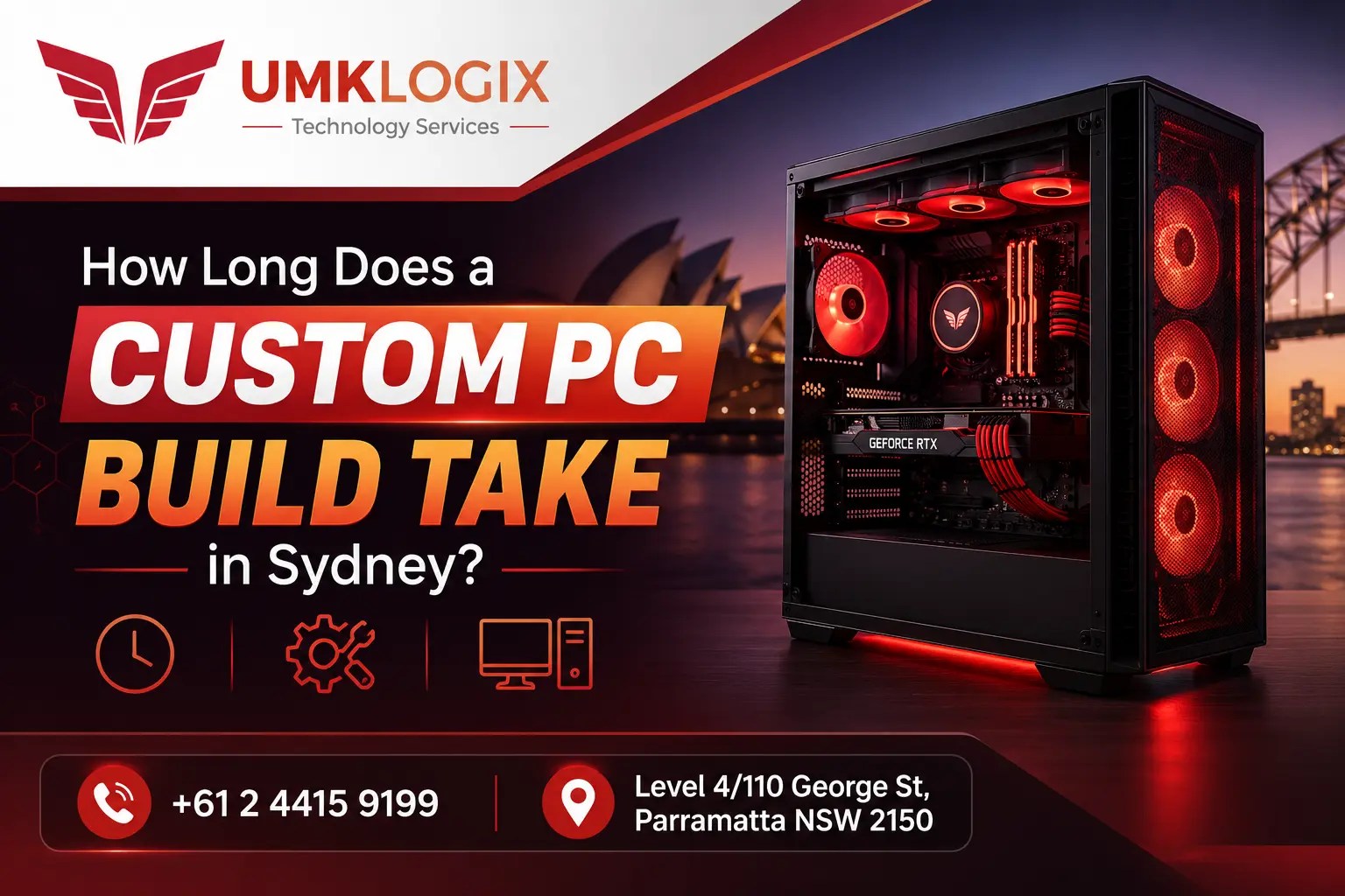 Custom PC Build Time in Sydney