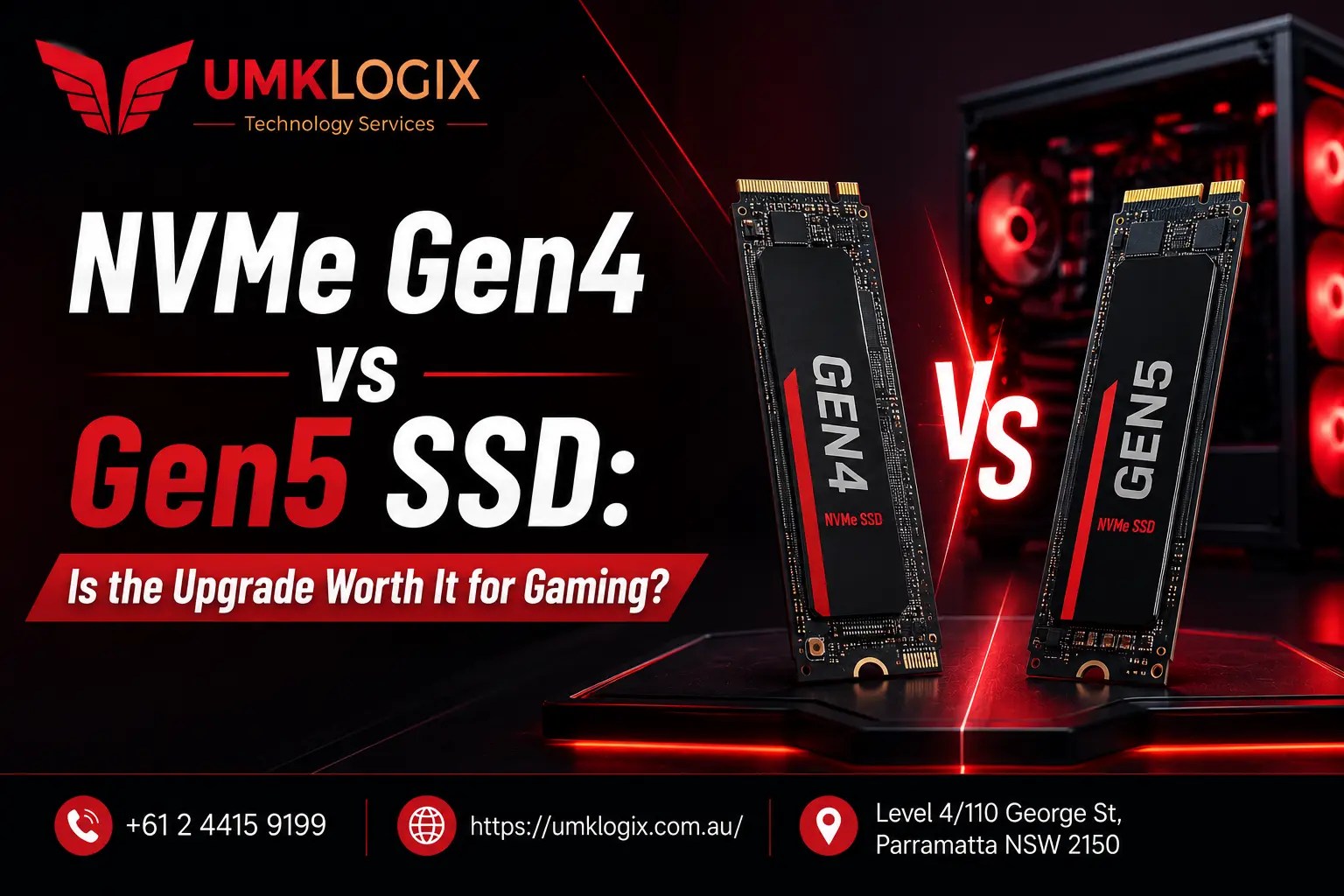 NVMe Gen4 vs Gen5 SSD