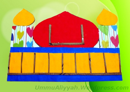 Gambar Kolase Masjid Dari Kertas Origami - Nusagates 301_X_425_jpg