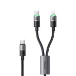Mcdodo CA-670 2-in-1 USB C & Lightning 100W 5A Charging Cable