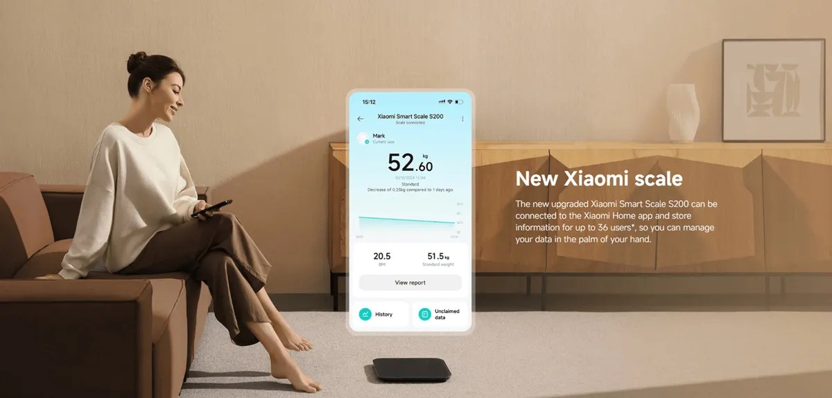 Xiaomi Mijia Multifunctional Smart Scale S200