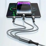 LDNIO LC-94c 100W Type-C to iP/Type-C/Micro USB Fast Charging Cable 1.2M