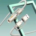 LDNIO LC18 65W 4-in-1 Fast Charging Cable