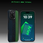 PITAKA iPhone 16 Pro Max Aries Tactile Woven Case -Credit Card