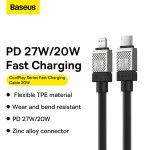 Baseus CoolPlay Series PD 20w Type-C to Lightning Fast Charging Cable - 2m