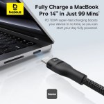 Baseus Flash Series 3 100W One for three Fast Charging Cable