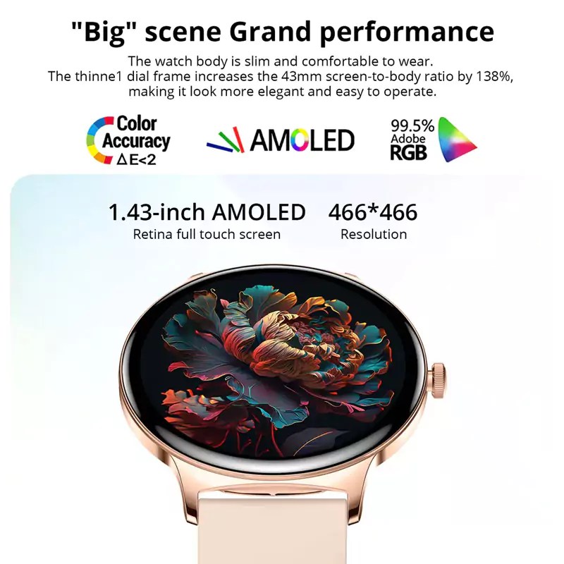 COLMI V89 AMOLED Calling Smart Watch