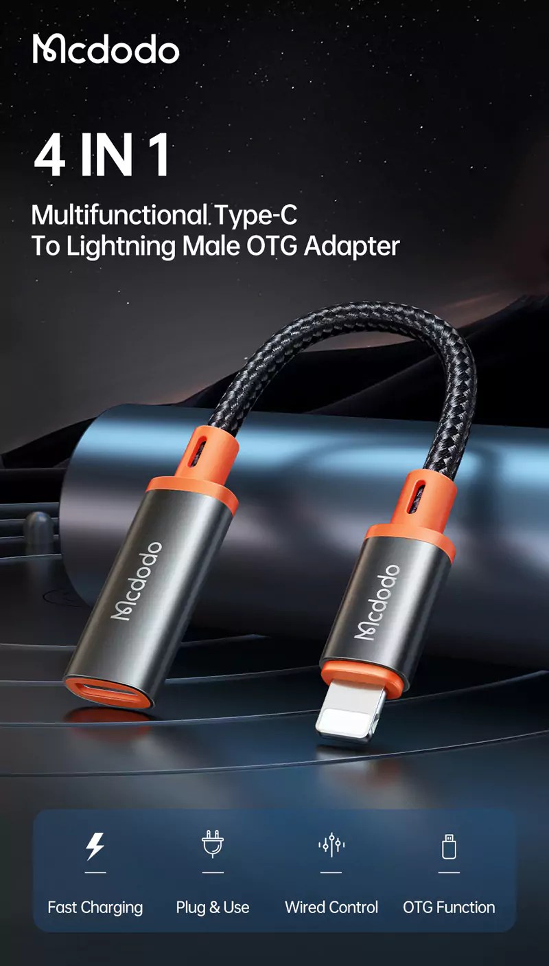 Mcdodo CA-1440 USB Type-C to Lightning Converter