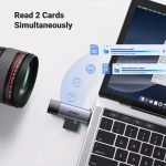 UGREEN CM185 2-in-1 USB C OTG Card Reader (50706)