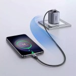 UGREEN US255 USB-C to USB-C Right Angled 60W Charging Cable 0.5M (50122)