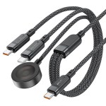 ACEFAST C6-11 3-in-1 100W Charging Data Cable with Wireless Charger