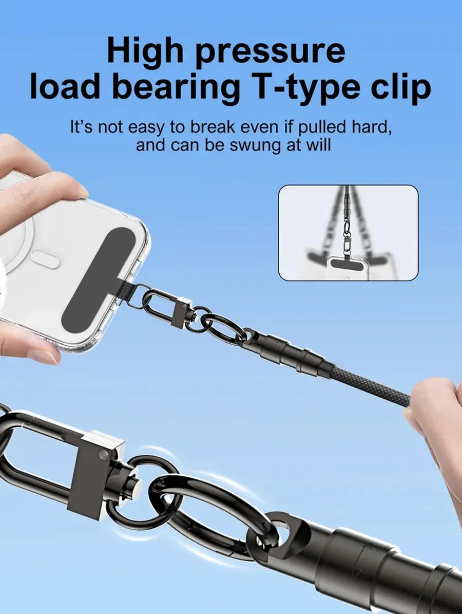 LDNIO LC22C 65W Fast Charging Nylon Lanyard Type-C Data Cable 1.2M