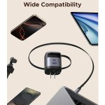 UGREEN 45W GaN Charger with Retractable USB C Cable