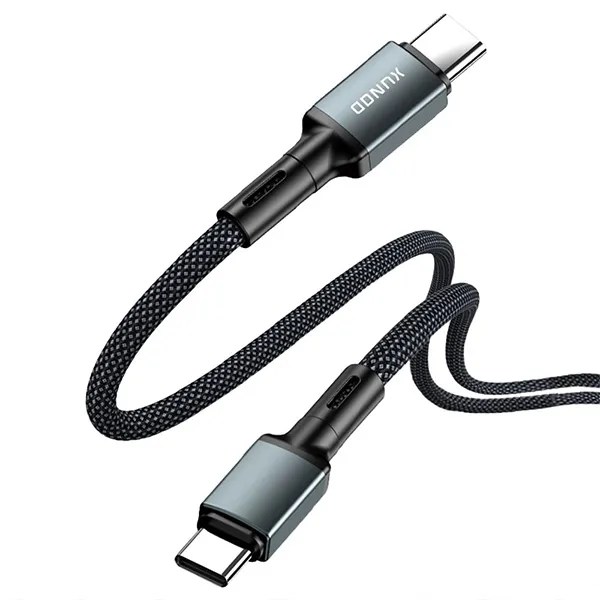 XUNDD XDDC-033 60W USB-C to USB-C Data Cable Aluminum Alloy Braided