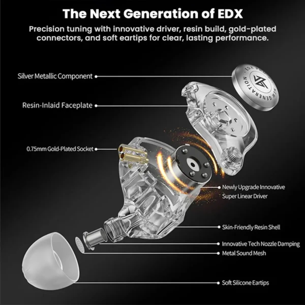 KZ EDX Pro 2 (Type-c Version)