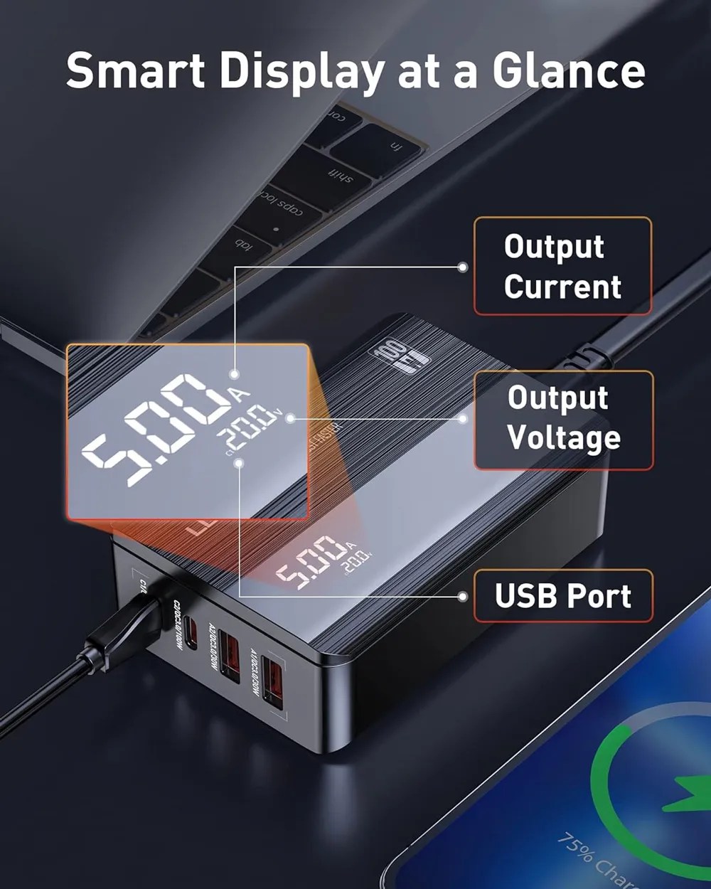 LDNIO-A4809C-100W-GaN-Super-Fast-Charger-6