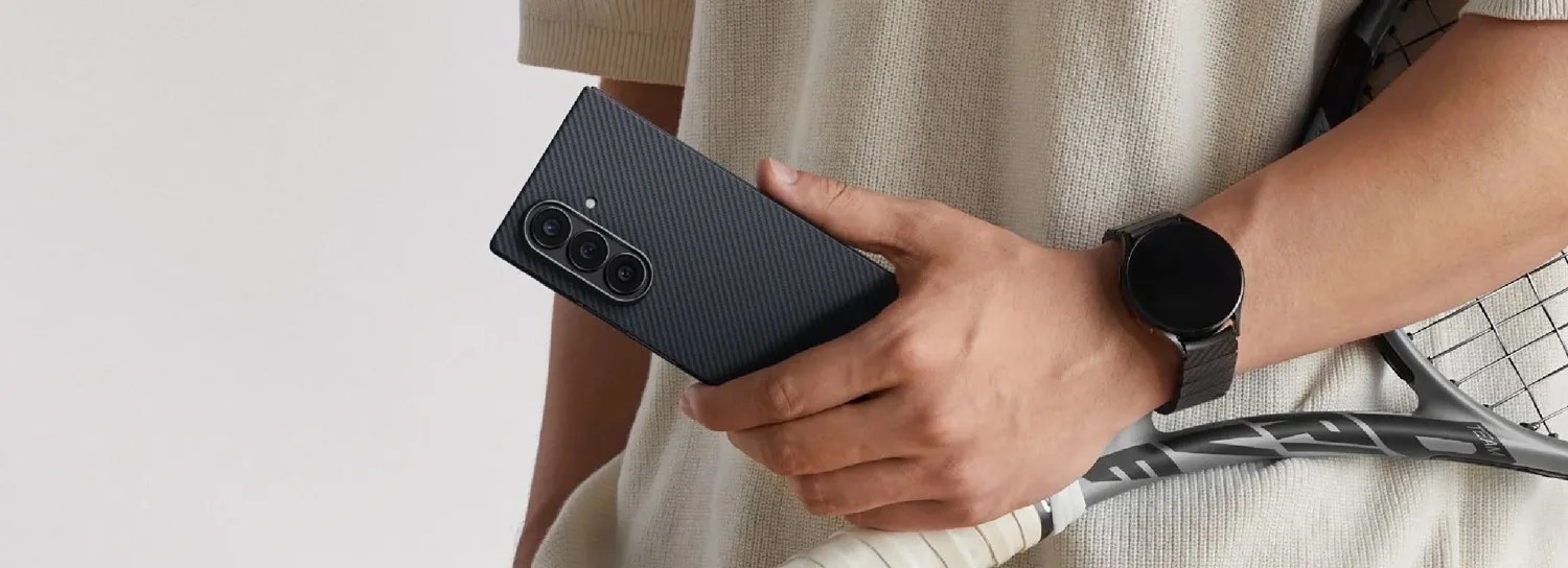 PITAKA Galaxy Z Fold 7 Ultra-Slim Rear Cover Black-Grey