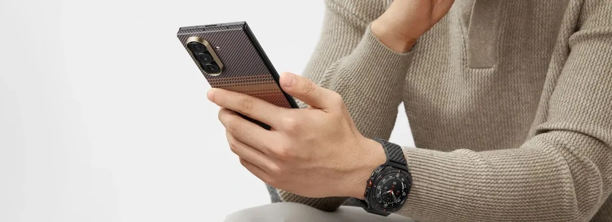 PITAKA Galaxy Z Fold 7 Ultra-Slim Sunset Rear Cover