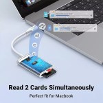 Ugreen CM265 2-in-1 USB C Card Reader (55853)