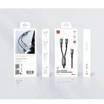 XUNDD XDDC-046 2-in-1 PD 100W Fast Charging Data Cable 1.2M