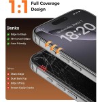 Benks iPhone 17 Pro Max | 17 Pro JoyTouch Matte Screen Protector