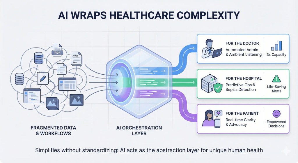 Bringing Care Back to Healthcare: How AI Tames the Chaos 1 Wrapper Image min