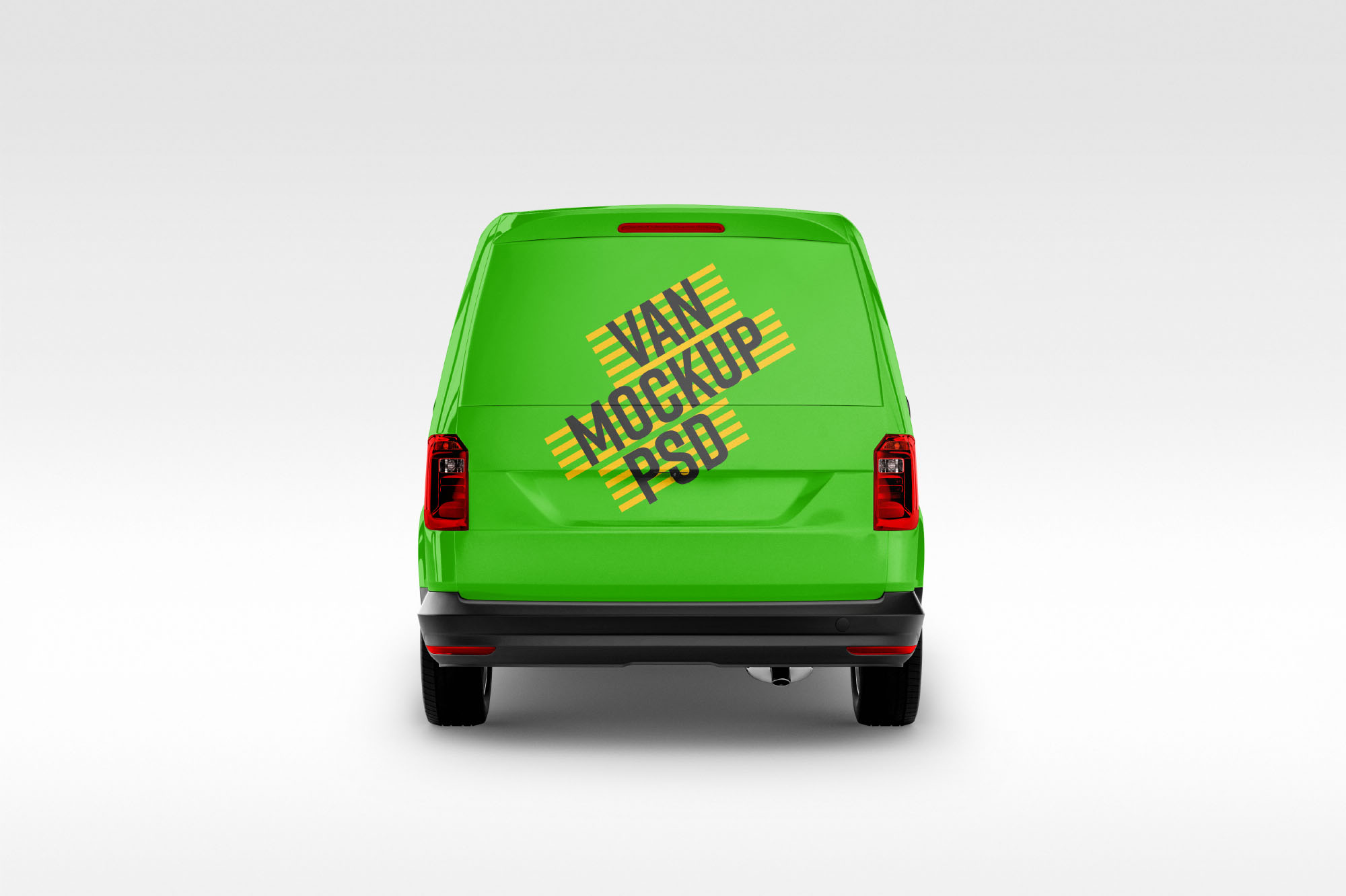 Free car lettering decal mockup psd template. Free Van Mockup Psd