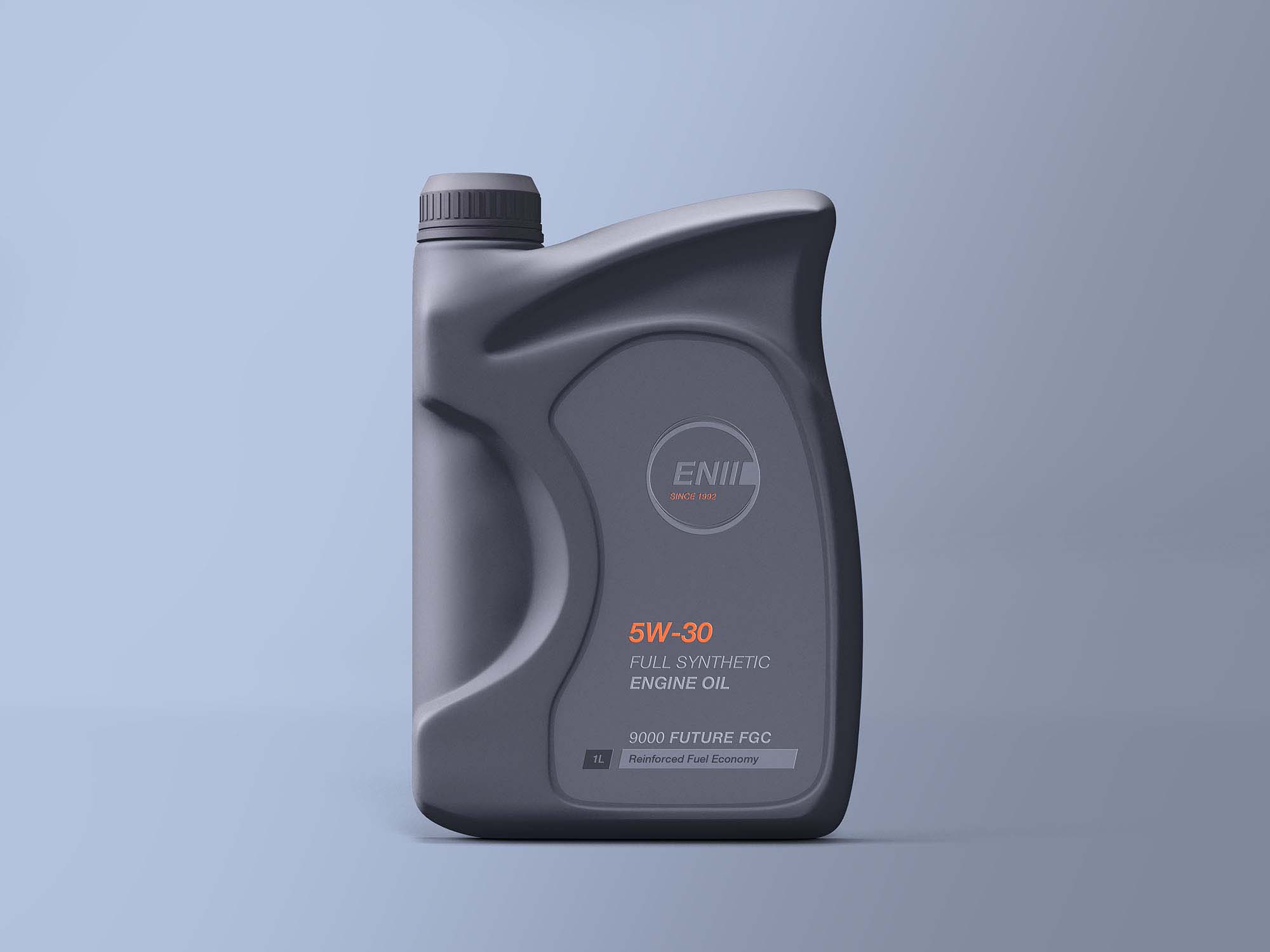 A high resolution motor engine oil bottle mockup available in psd format. Free Engine Oil Mockup Psd