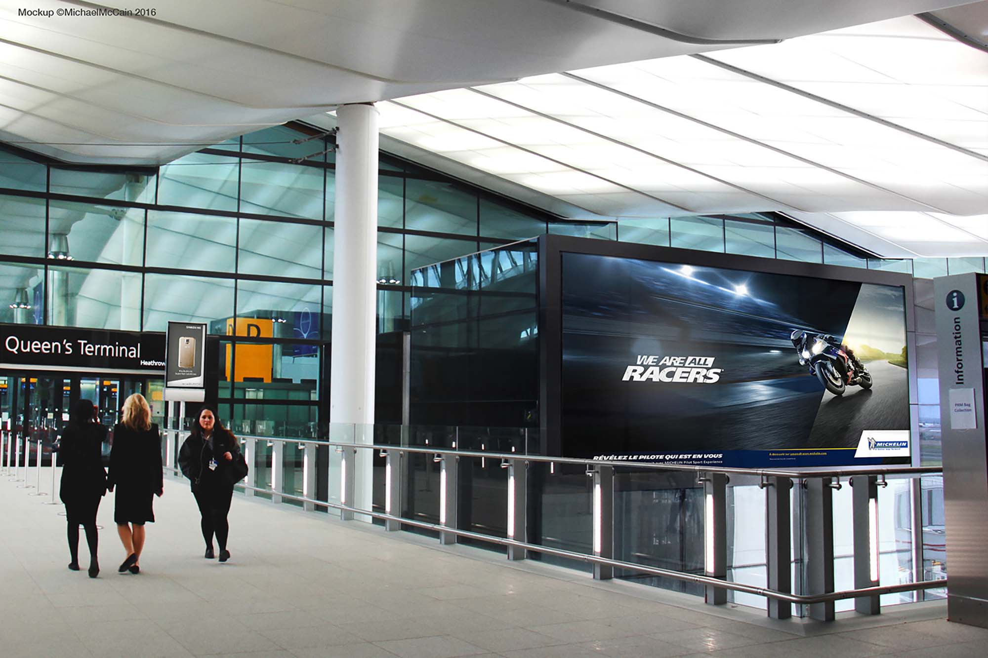 Present your desktop website designs elegantly with this photoshop in situ mockup. Free Lightbox Billboards Mockup Psd