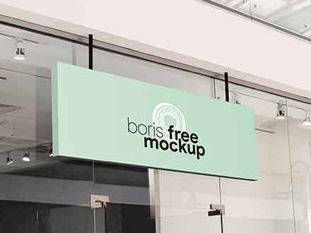It has 4000×2662 pixel dimensions at 300 dpi big enough to yield amazing and realistic results. Free Shop Signage Mockup Psd