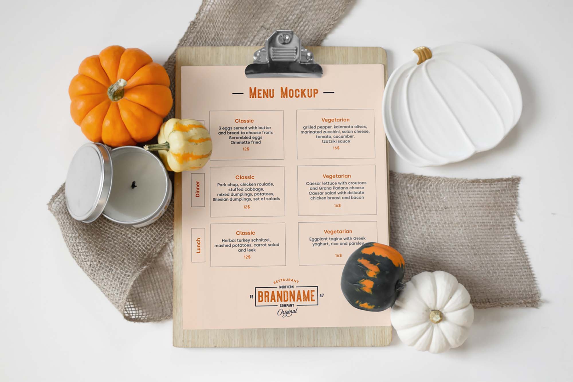 Menu card is one of the most important elements in any restaurant. Free Restaurant A4 Menu Mockup Psd
