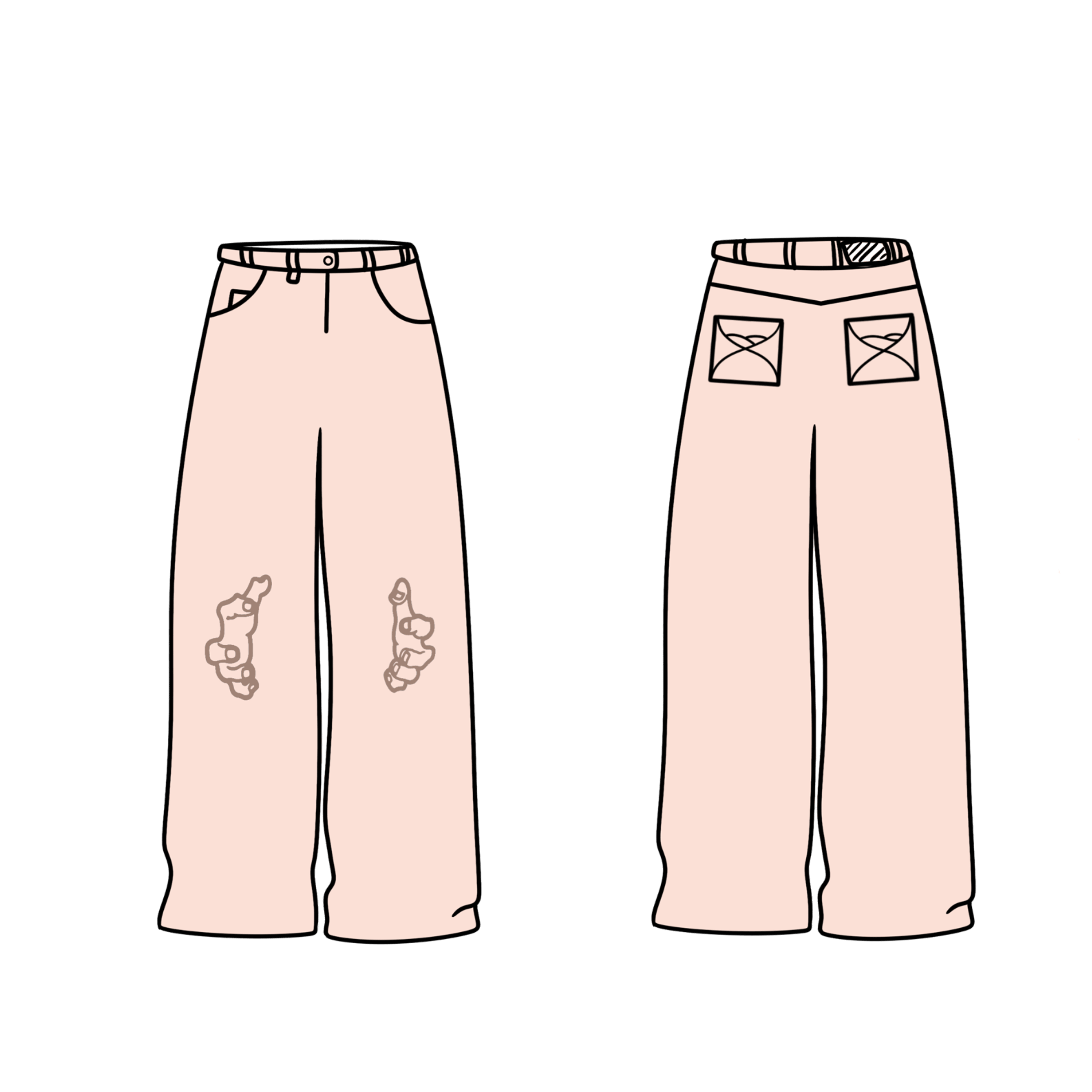 "sweaty Sandy" Royal Sweat Pants