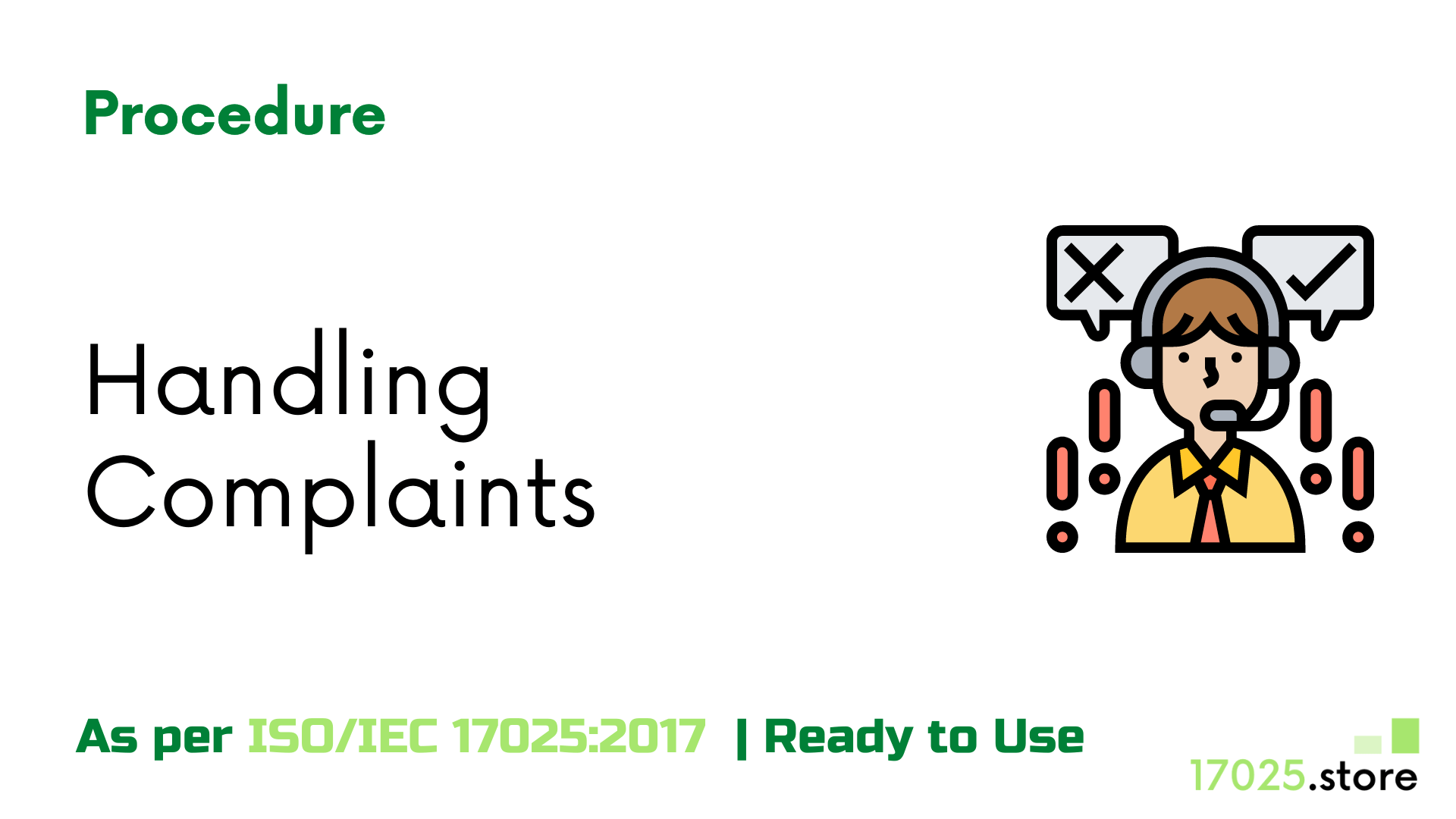 Handling Complaints Procedure As per ISO/IEC 17025