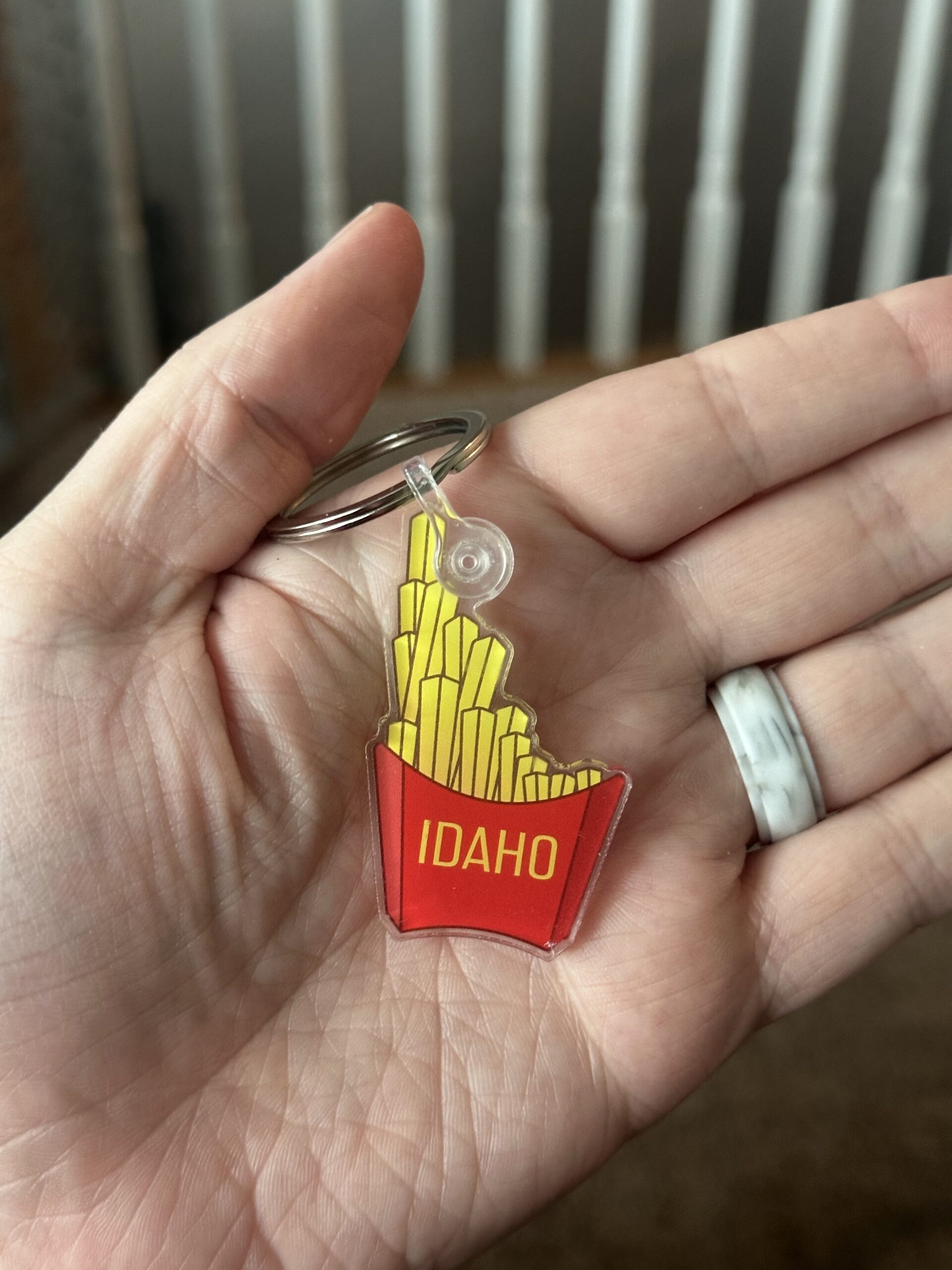 Frydaho Keychain - Idaho Fries Acrylic Keychain