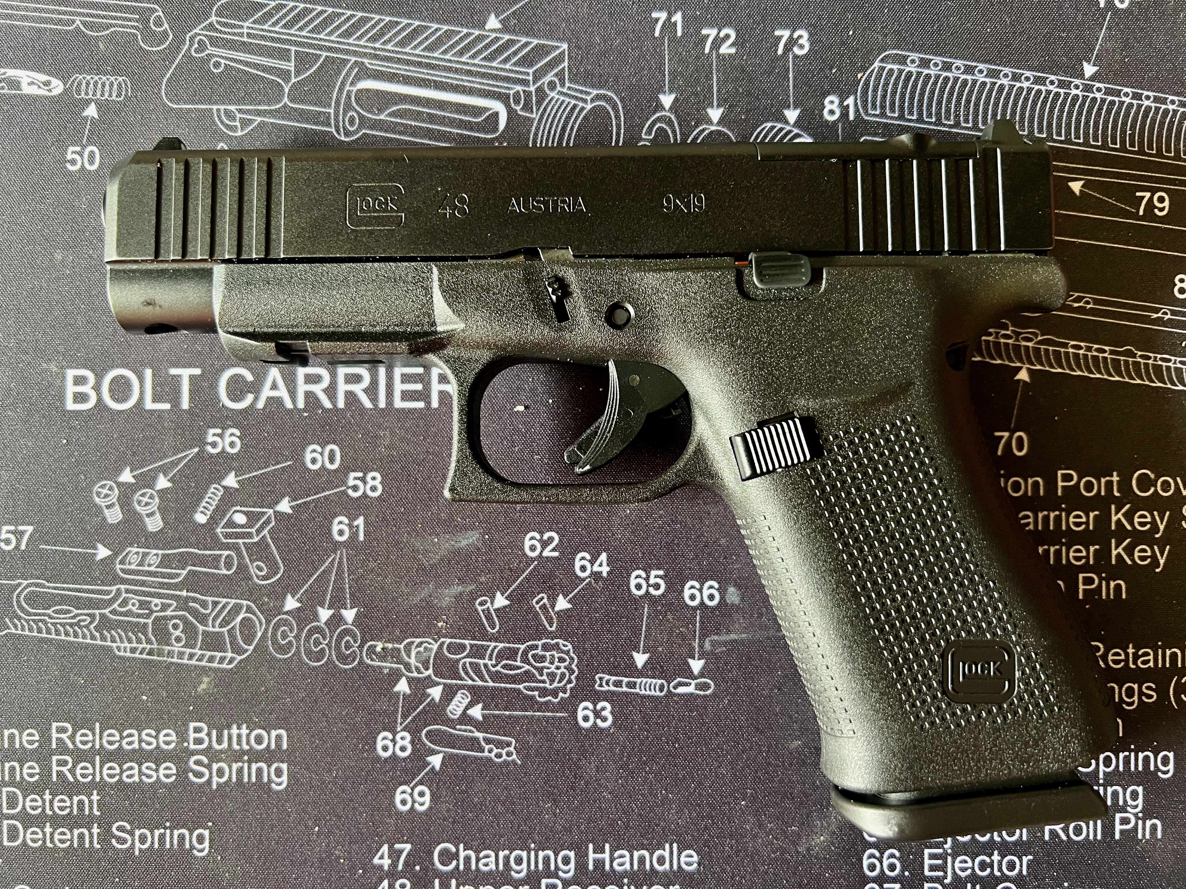 Glock 48 Silver Slide