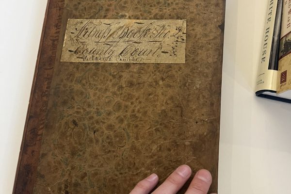 Cover of Pulaski County’s “Register of Free Negroes, 1851-1864"