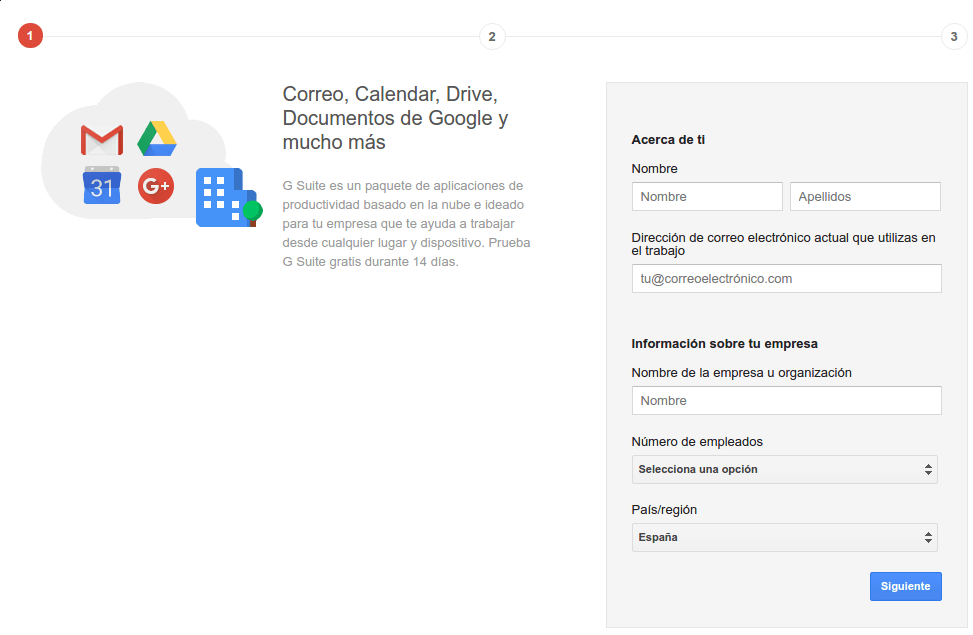 Cómo crear cuenta Gmail para empresa en G Suite Cómo crear cuenta Gmail para empresa en G Suite