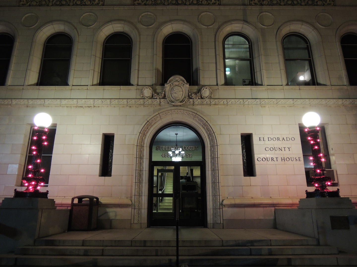 The El Dorado county courthouse.