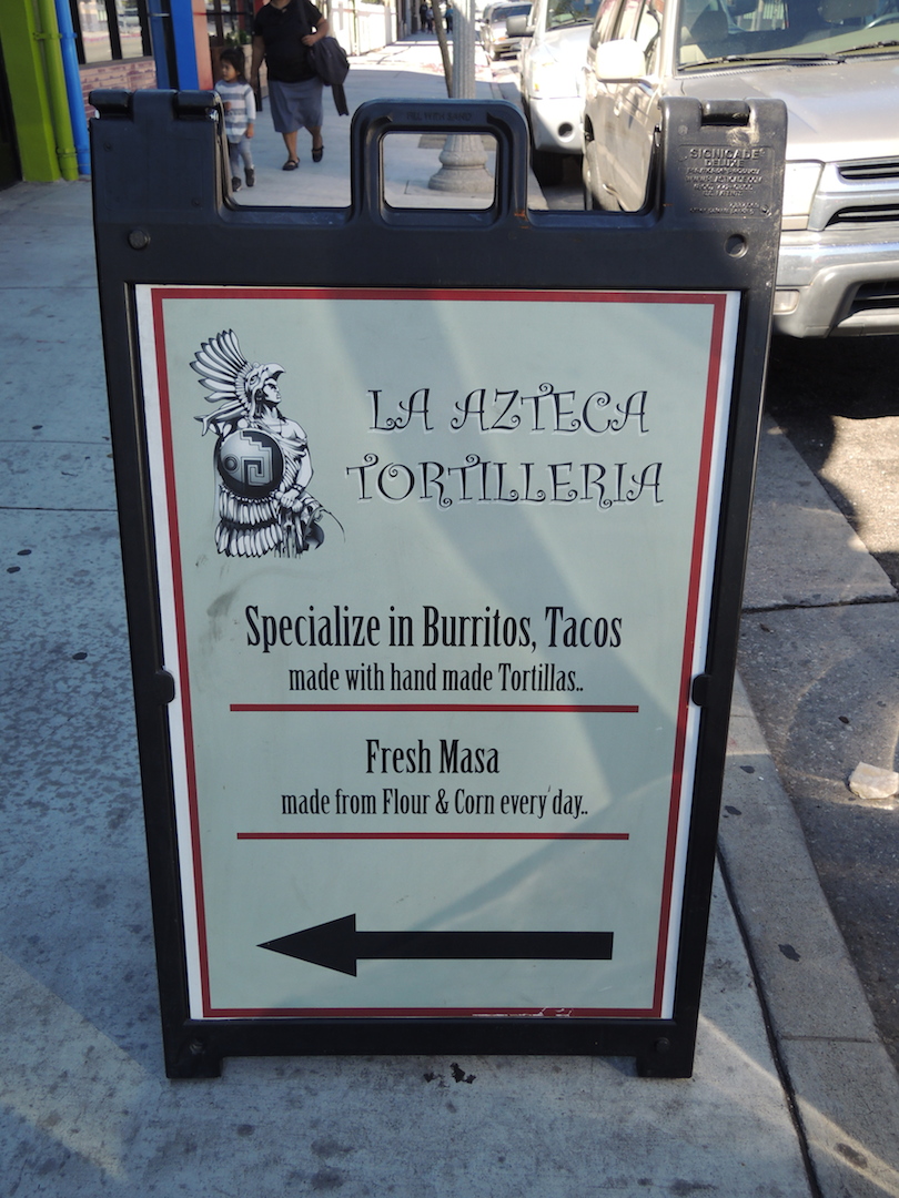 Yes, please take me to the fresh tortillas, please.