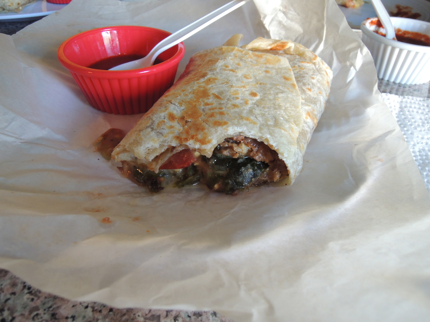 I believe the correct translation is "pornografía de comida". See that roasted chile?